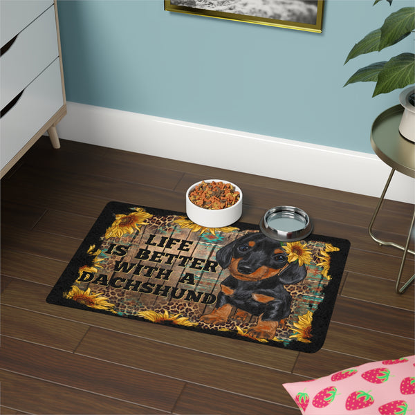 Dachshund Life Pet Mat (12" x 18") - Beguiling Phenix Boutique