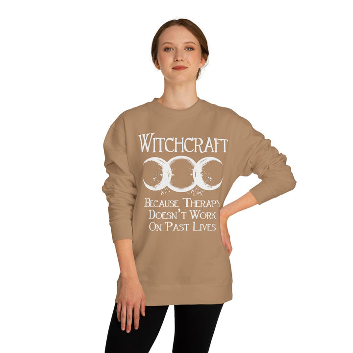 Witchcraft Sweatshirt – Unisex Crew Neck with Therapy Quote - Beguiling Phenix Boutique