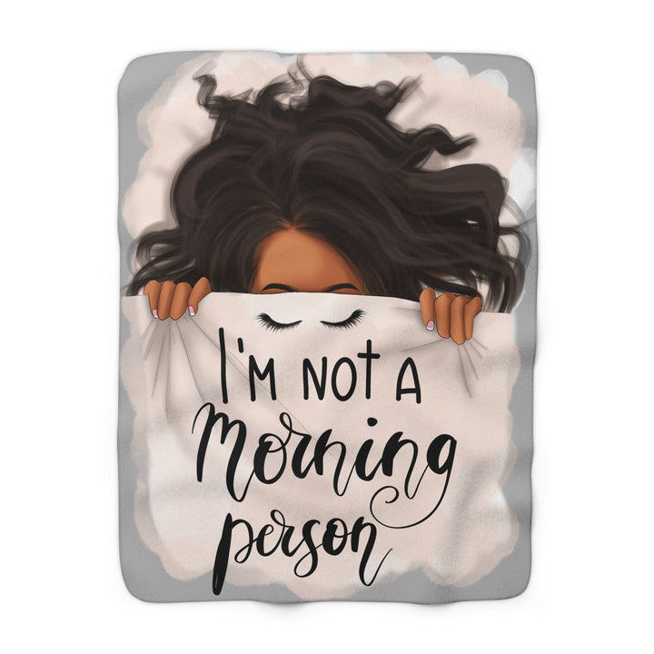 Not A Morning Person Fleece Blanket - Beguiling Phenix Boutique