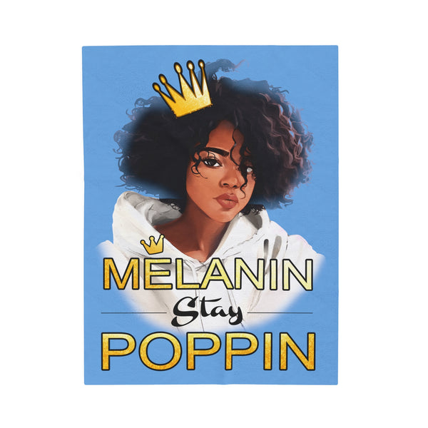 Melanin Stay Popping Plush Blanket - Beguiling Phenix Boutique