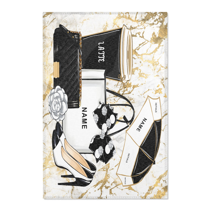 Monogram Area Rug - Beguiling Phenix Boutique