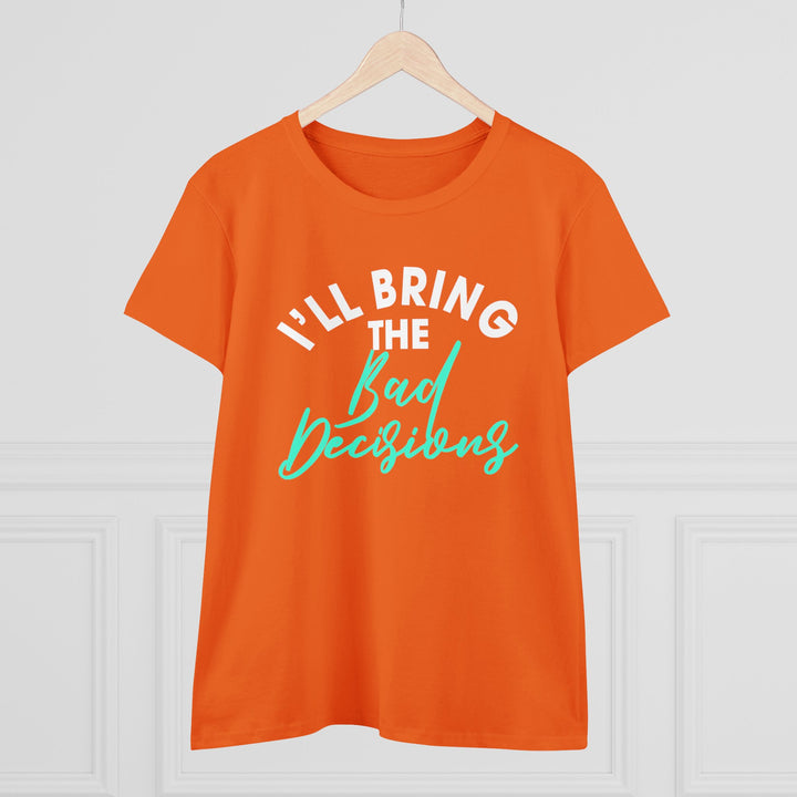 Bad Decisions Women's Heavy Cotton Tee - Beguiling Phenix Boutique