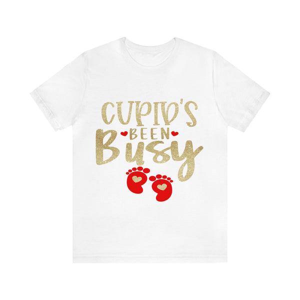 Unisex Jersey Short Sleeve Tee (Cupid's been busy) - Beguiling Phenix Boutique