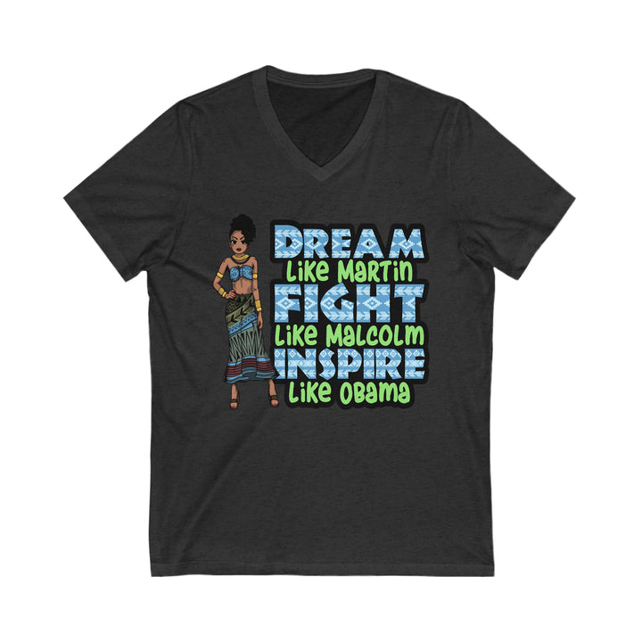 Dream Like Martin Unisex V-Neck Shirt - Beguiling Phenix Boutique