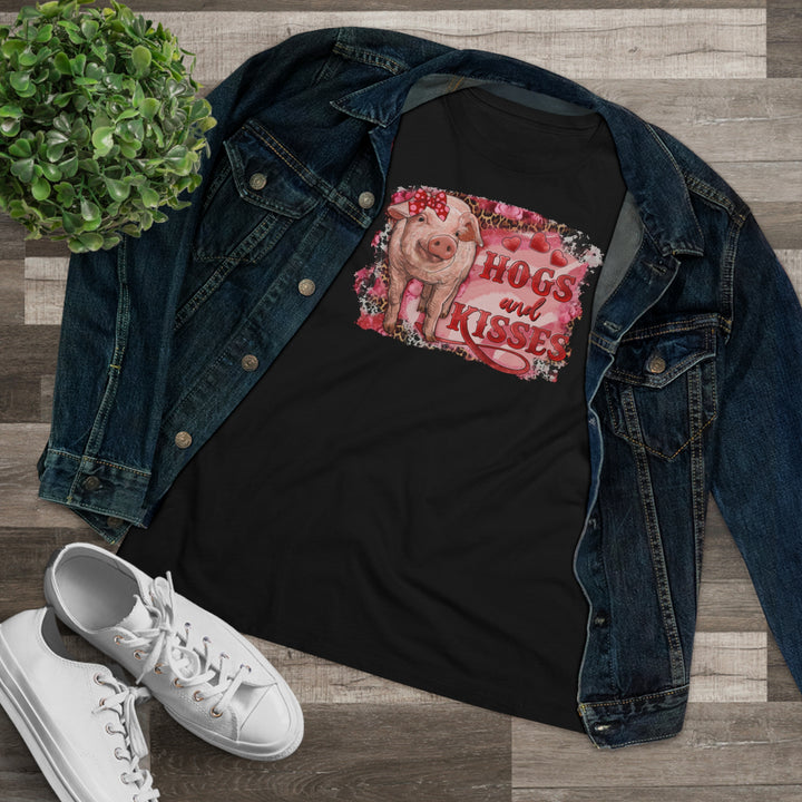 Hogs and Kisses Women's Premium Tee - Beguiling Phenix Boutique
