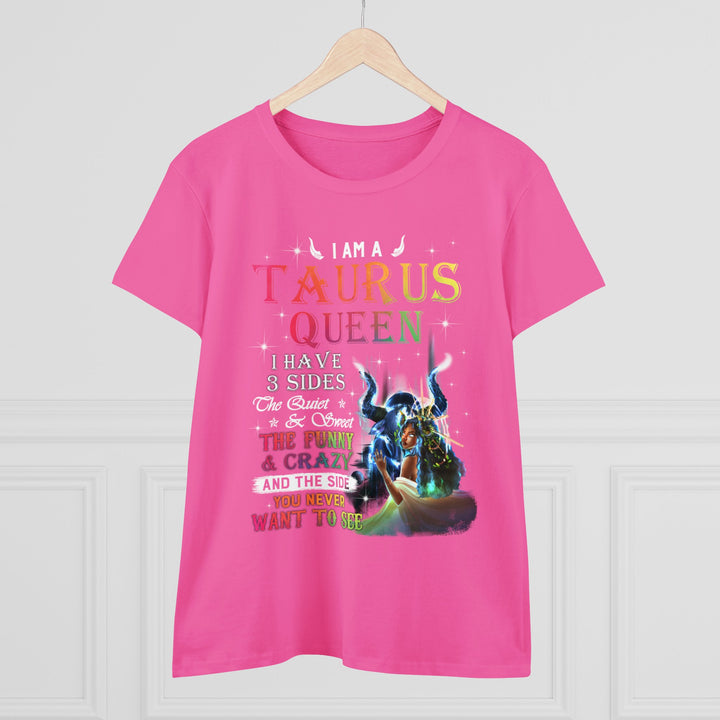 Taurus Queen Women's Heavy Cotton Tee - Beguiling Phenix Boutique