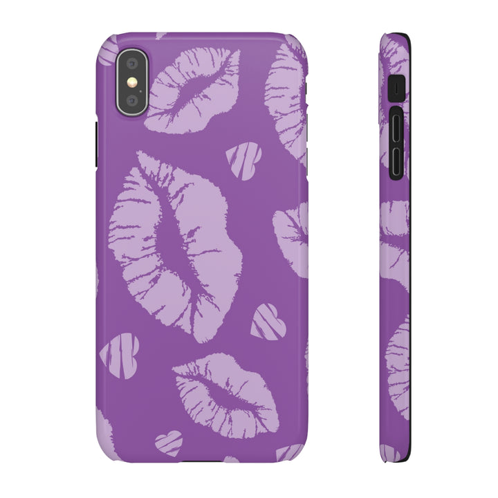 Purple Lips Phone Snap Cases - Beguiling Phenix Boutique