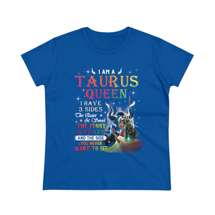 Taurus Queen Women's Heavy Cotton Tee - Beguiling Phenix Boutique