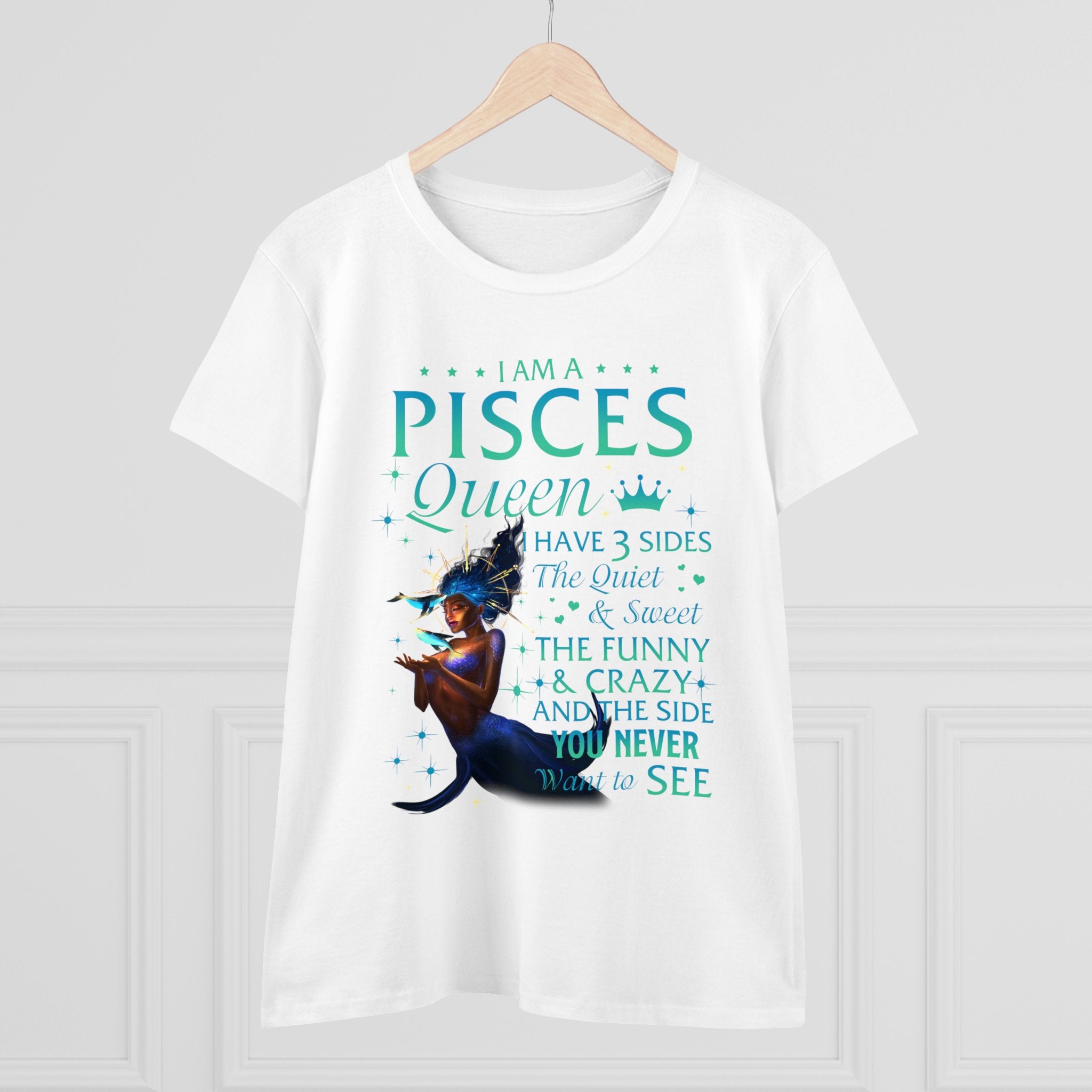 Pisces Queen Women's Heavy Cotton Tee