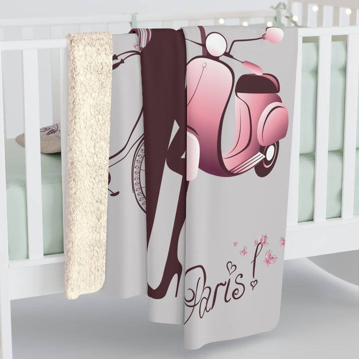 Lovers In Paris Fleece Blanket - Beguiling Phenix Boutique