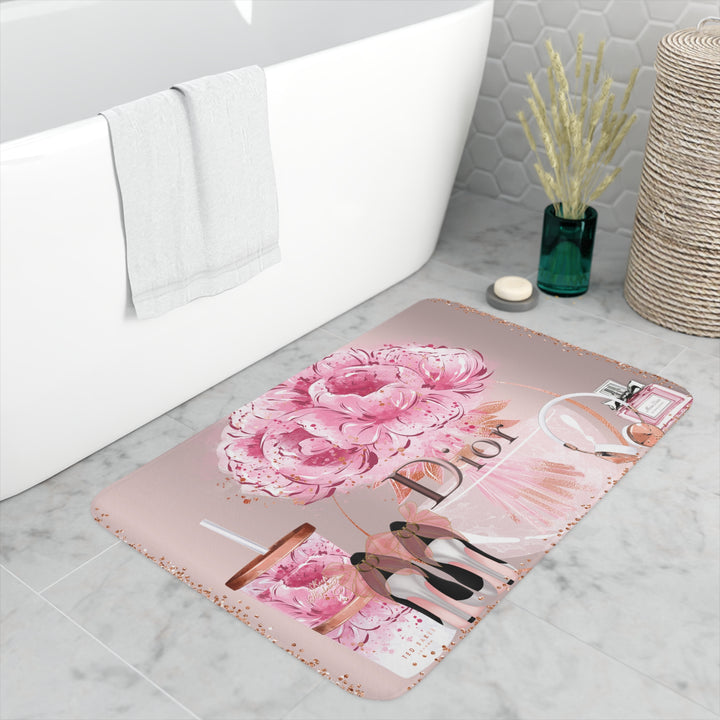 Fashion Flower Memory Foam Bath Mat - Beguiling Phenix Boutique