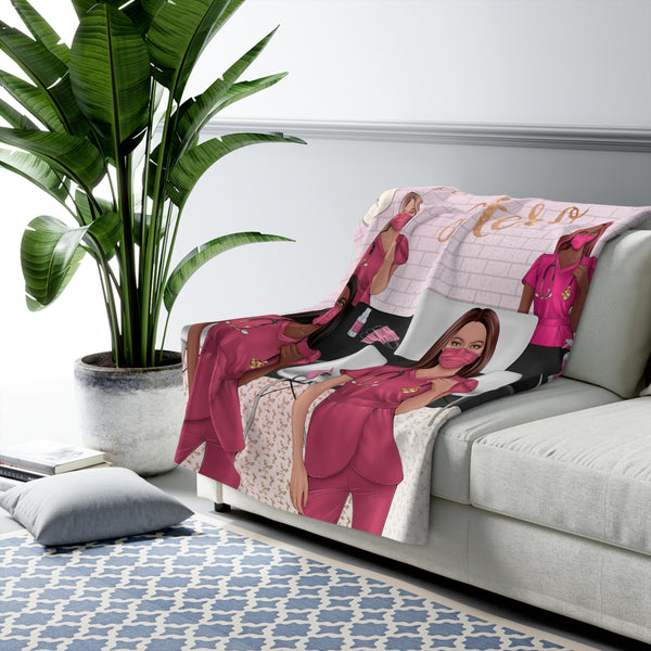 Healthcare Hero Fleece Blanket - Beguiling Phenix Boutique