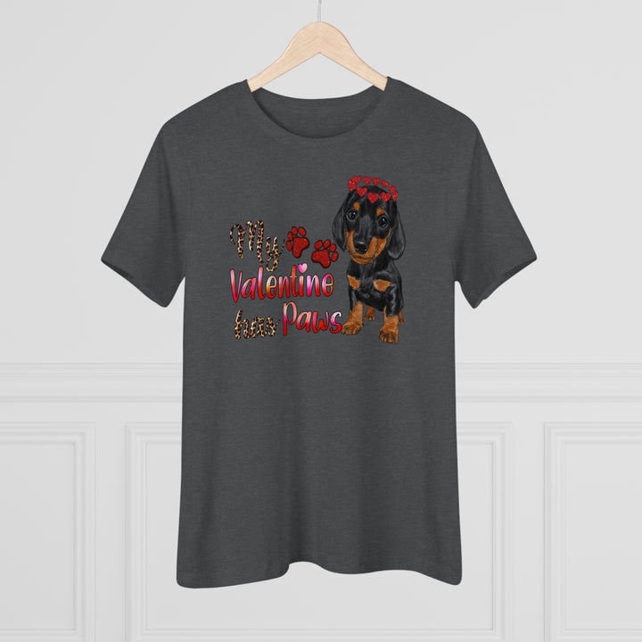 Valentine Has Paws Women's Premium Tee - Beguiling Phenix Boutique