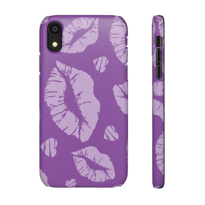 Purple Lips Phone Snap Cases - Beguiling Phenix Boutique