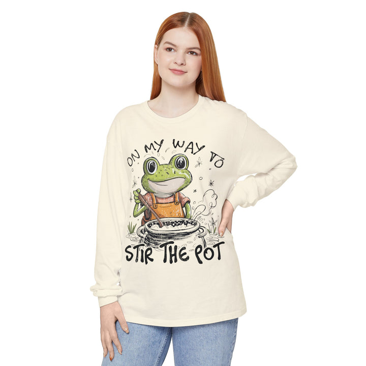 On My Way To Stir the Pot Long Sleeve T-Shirt - Beguiling Phenix Boutique