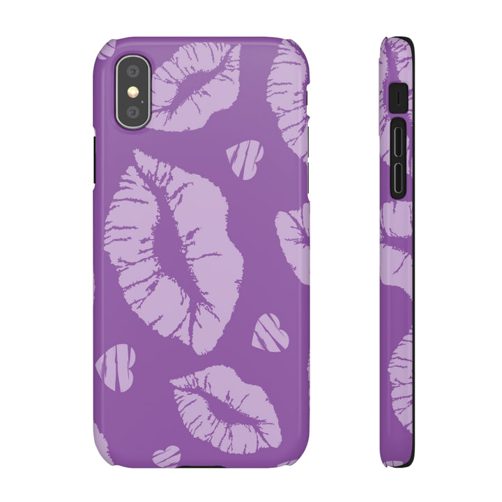 Purple Lips Phone Snap Cases - Beguiling Phenix Boutique