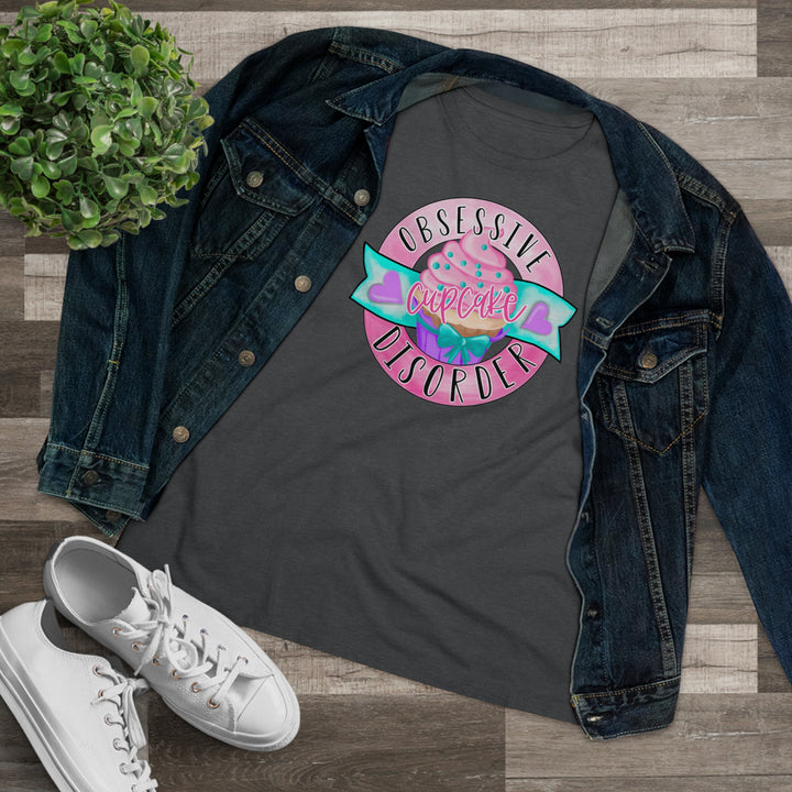 Obsessive Cupcake Disorder Women's Premium Tee - Beguiling Phenix Boutique