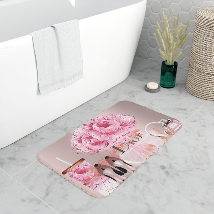 Fashion Flower Memory Foam Bath Mat - Beguiling Phenix Boutique