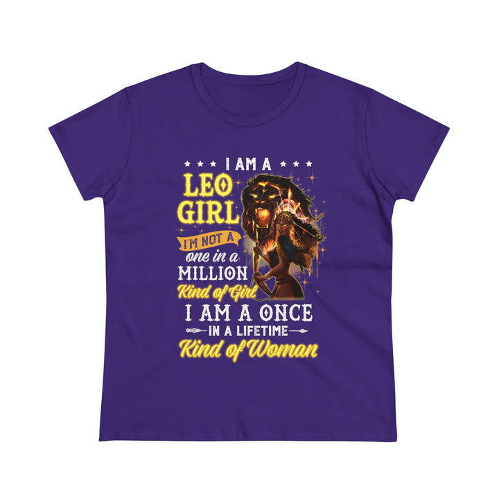 Leo Girl Women's Heavy Cotton Tee - Beguiling Phenix Boutique