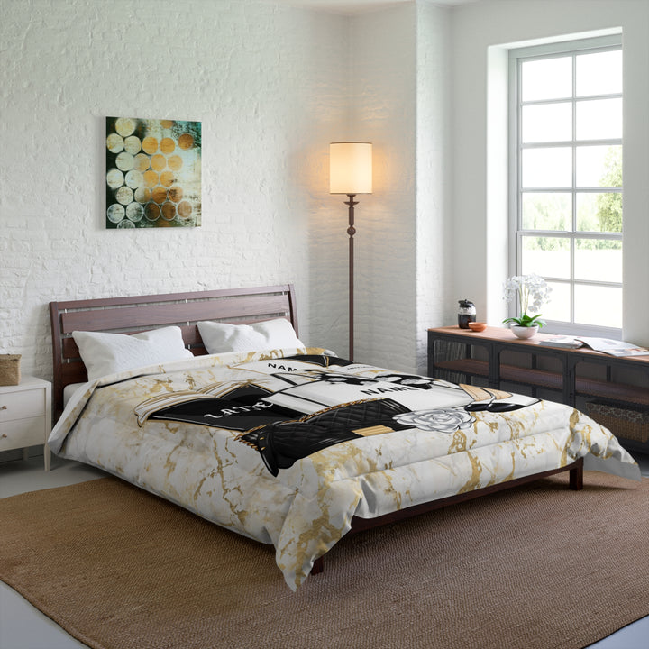 Monogram Comforter - Beguiling Phenix Boutique