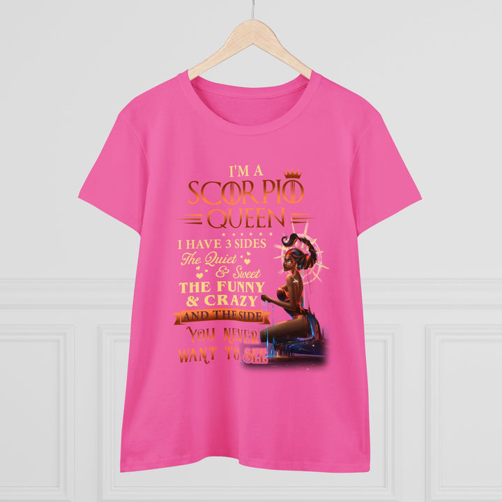 Scorpio Queen Women's Heavy Cotton Tee - Beguiling Phenix Boutique