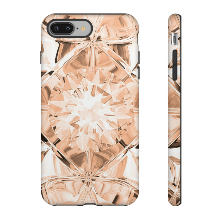 Peach Diamond Tough Phone Cases - Beguiling Phenix Boutique