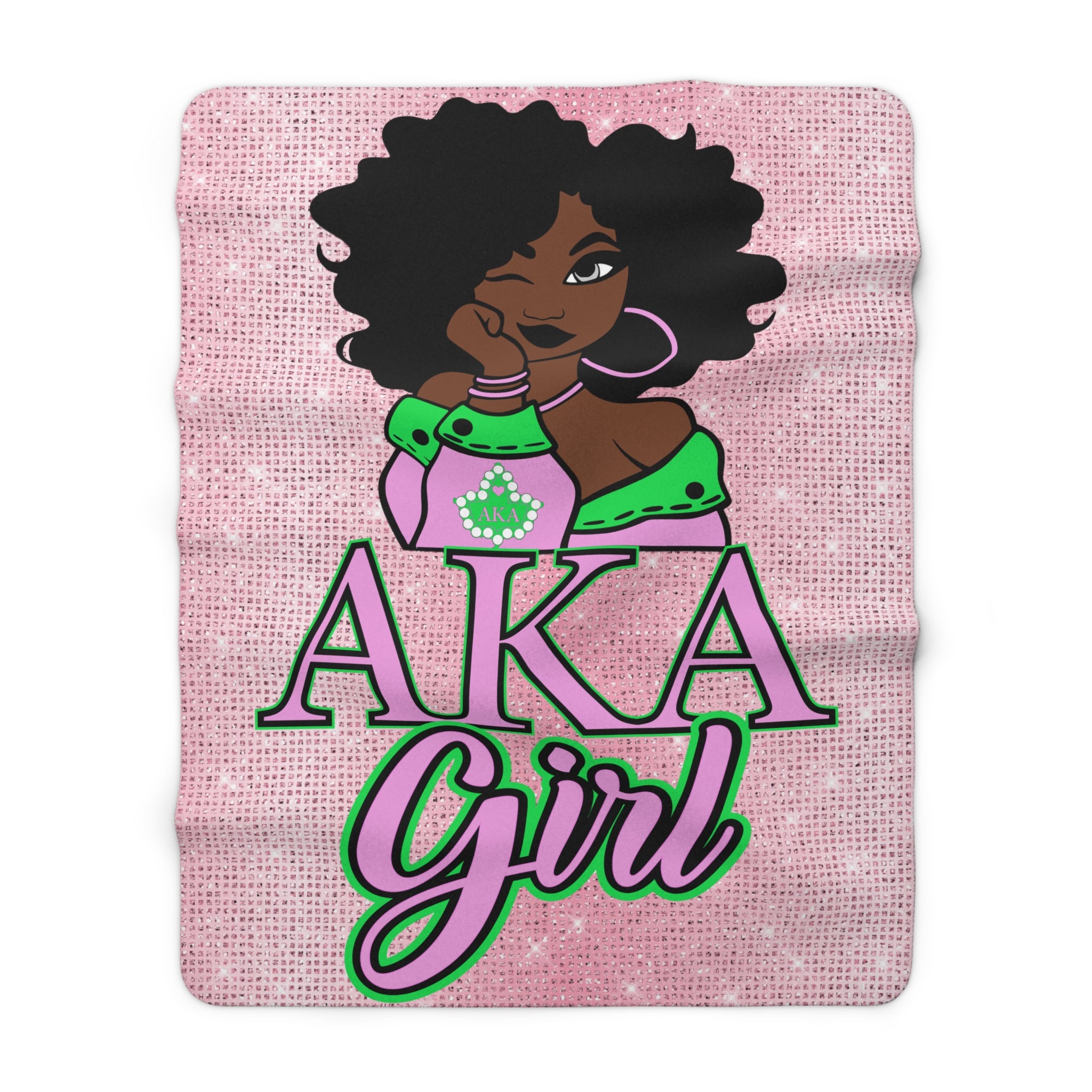 AKA Girl Fleece Blanket