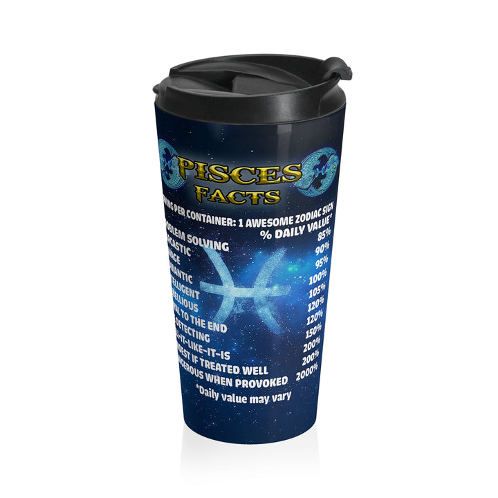 Pisces Stainless Steel Travel Mug - Beguiling Phenix Boutique