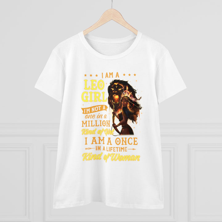 Leo Girl Women's Heavy Cotton Tee - Beguiling Phenix Boutique