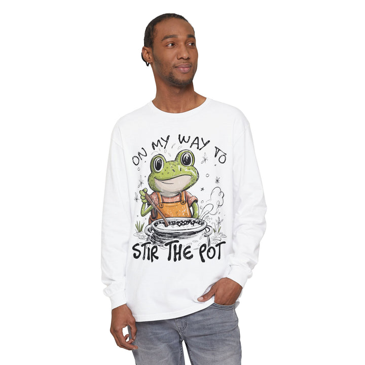On My Way To Stir the Pot Long Sleeve T-Shirt - Beguiling Phenix Boutique