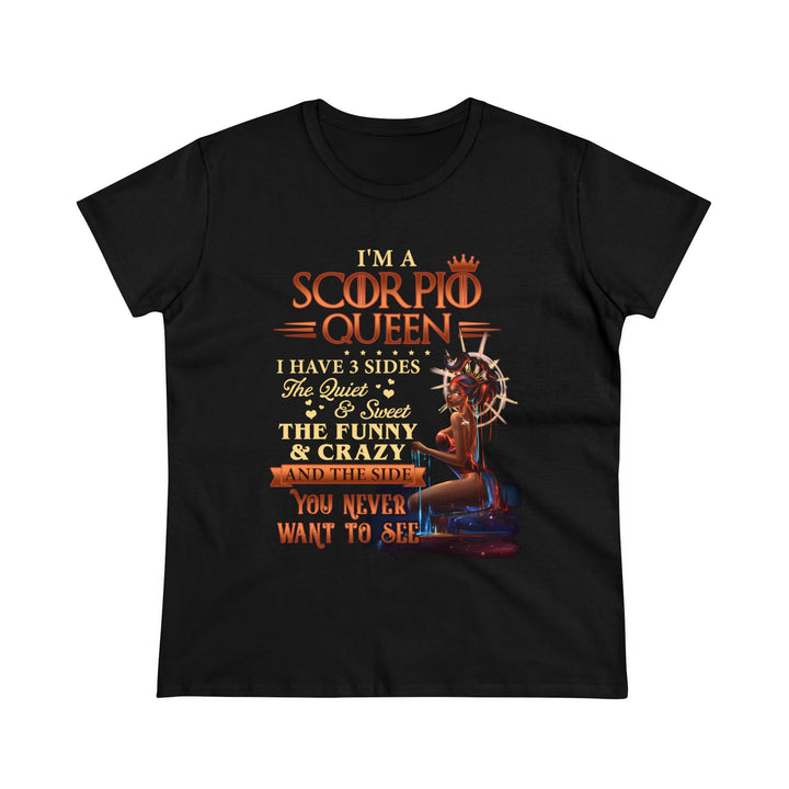 Scorpio Queen Women's Heavy Cotton Tee - Beguiling Phenix Boutique