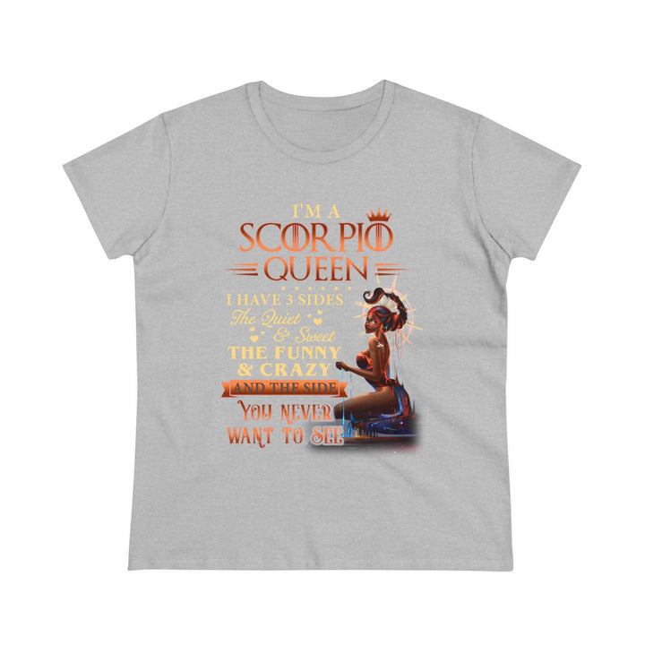 Scorpio Queen Women's Heavy Cotton Tee - Beguiling Phenix Boutique