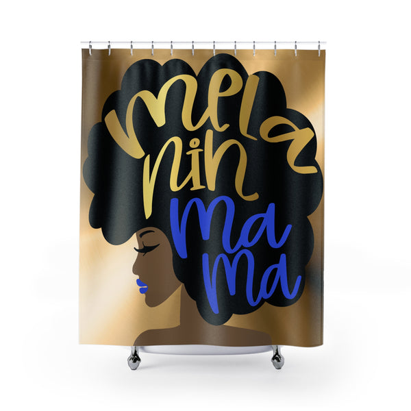 Melanin MaMa Shower Curtain - Beguiling Phenix Boutique