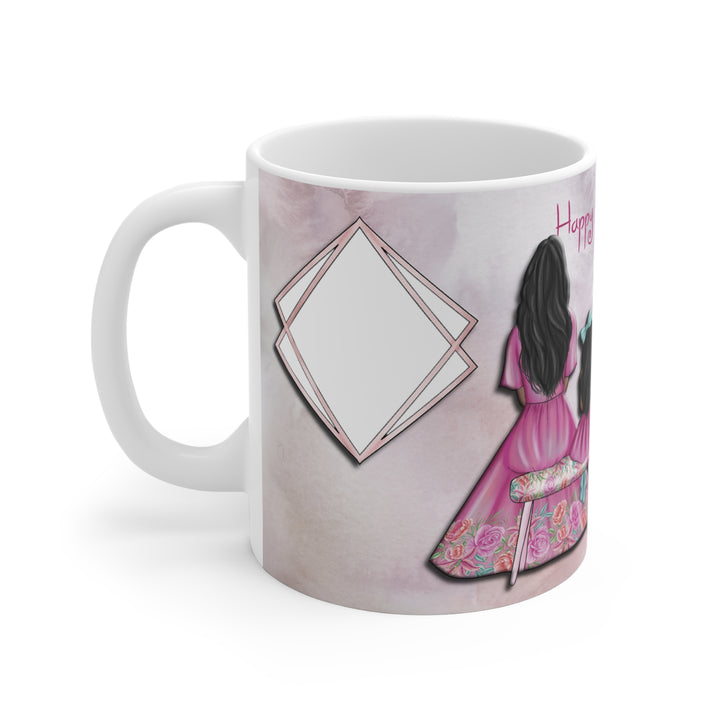 Happy Mother's Day Mug 11oz (Brown Girls) (ADD A PICTURE) - Beguiling Phenix Boutique