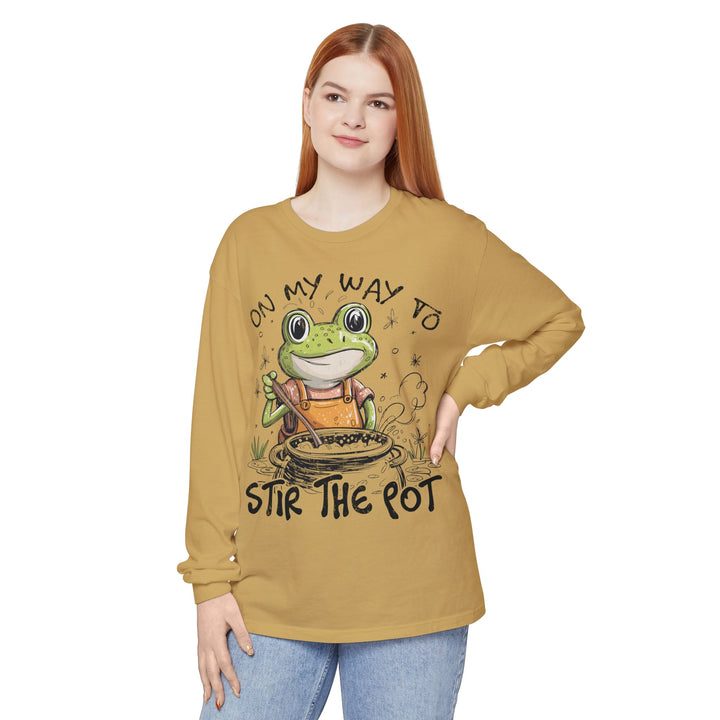 On My Way To Stir the Pot Long Sleeve T-Shirt - Beguiling Phenix Boutique