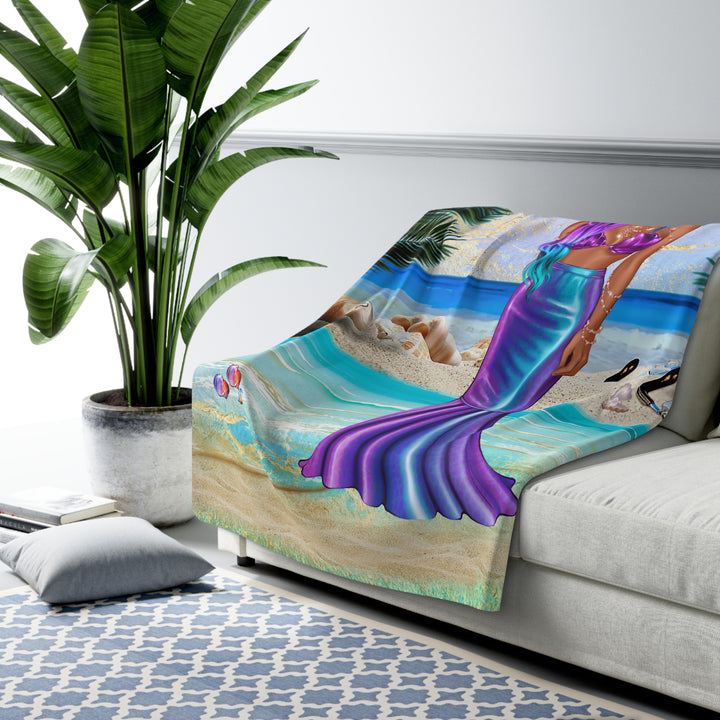 Mermaid Life Fleece Blanket - Beguiling Phenix Boutique