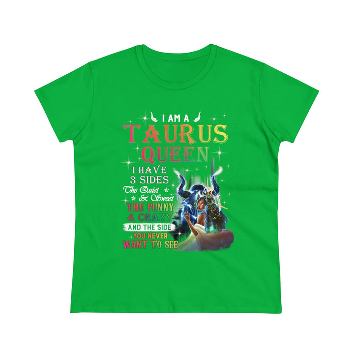 Taurus Queen Women's Heavy Cotton Tee - Beguiling Phenix Boutique