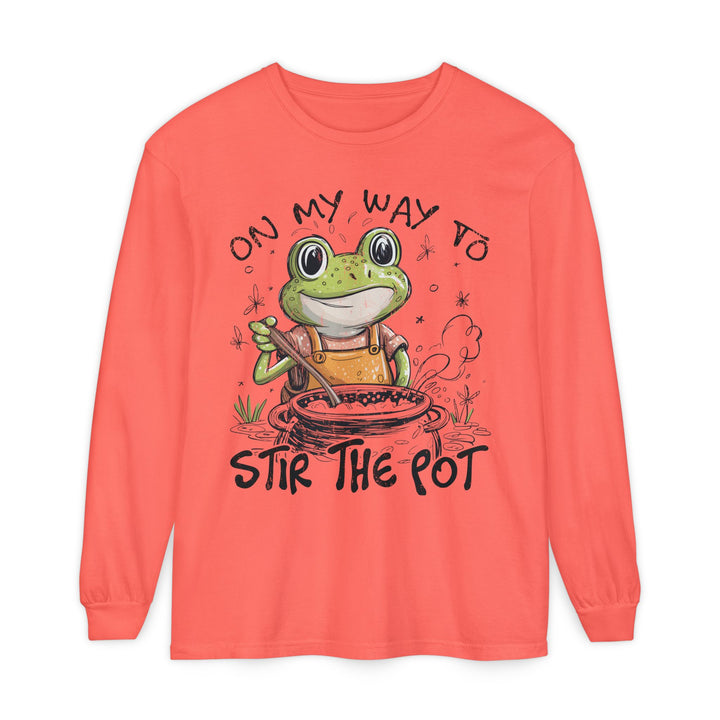 On My Way To Stir the Pot Long Sleeve T-Shirt - Beguiling Phenix Boutique
