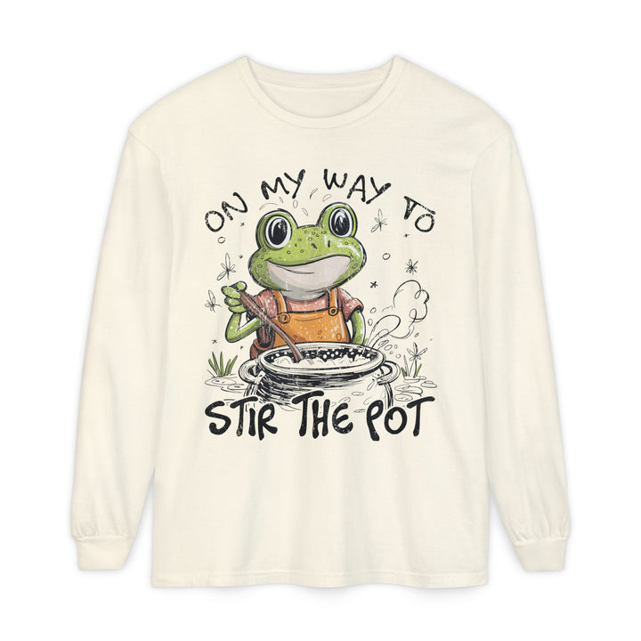 On My Way To Stir the Pot Long Sleeve T-Shirt - Beguiling Phenix Boutique