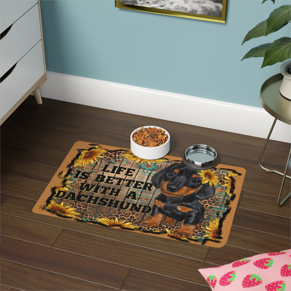 Dachshund Life Pet Mat (12" x 18") - Beguiling Phenix Boutique