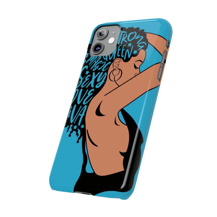 Strong Queen Slim Phone Cases - Beguiling Phenix Boutique