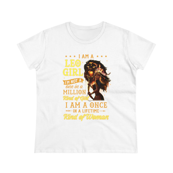 Leo Girl Women's Heavy Cotton Tee - Beguiling Phenix Boutique
