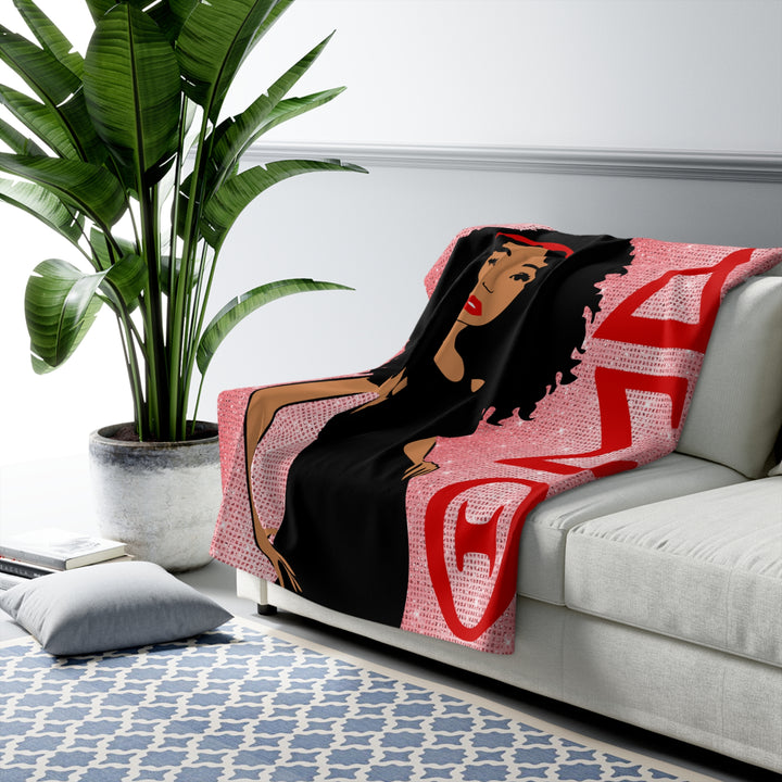 Delta Sigma Theta Fleece Blanket - Beguiling Phenix Boutique