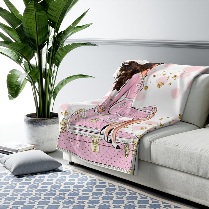 Pretty In Pink Fleece Blanket - Beguiling Phenix Boutique