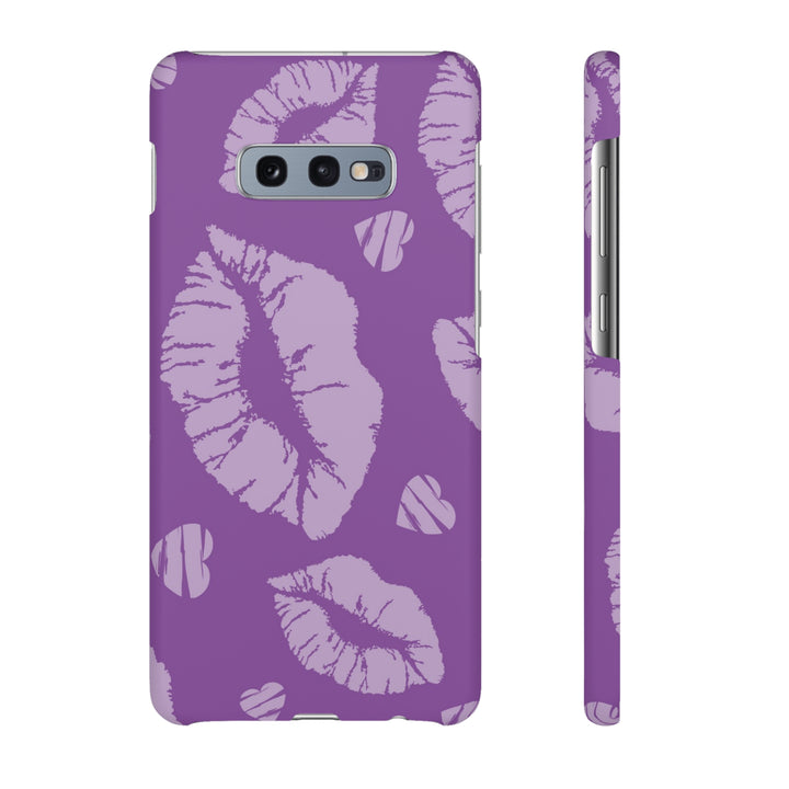 Purple Lips Phone Snap Cases - Beguiling Phenix Boutique