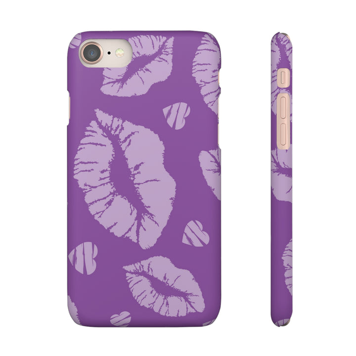 Purple Lips Phone Snap Cases - Beguiling Phenix Boutique