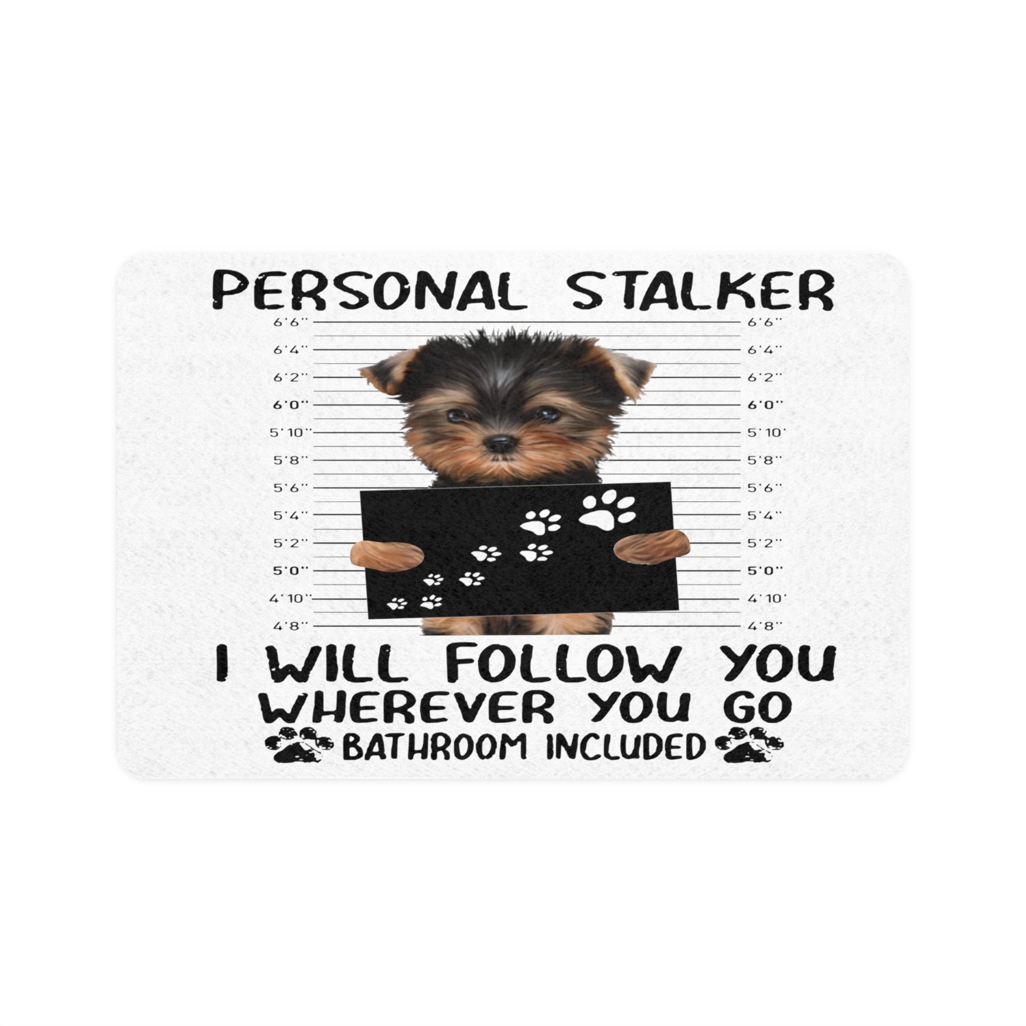 Personal Stalker Pet Mat (12" x 18")