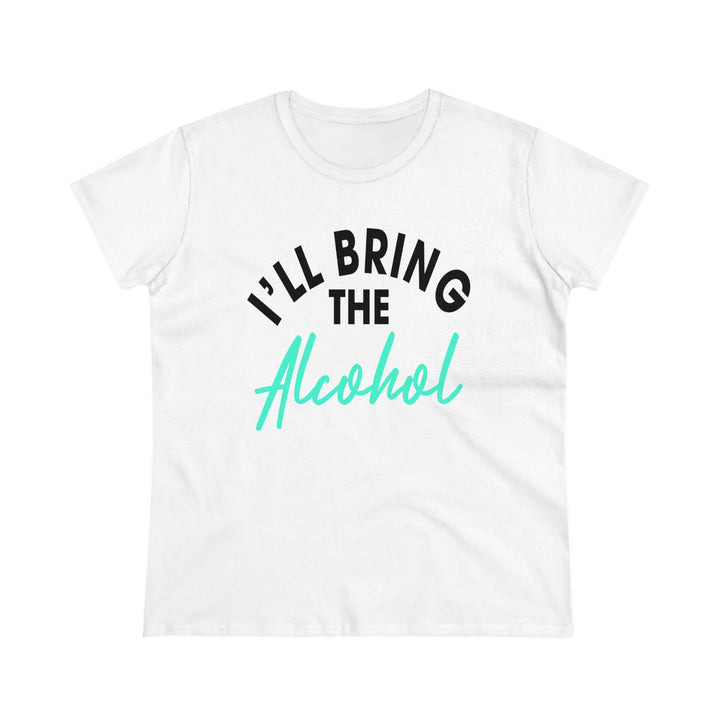 Bring Alcohol Women's Heavy Cotton Tee - Beguiling Phenix Boutique