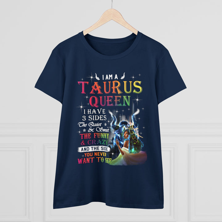 Taurus Queen Women's Heavy Cotton Tee - Beguiling Phenix Boutique