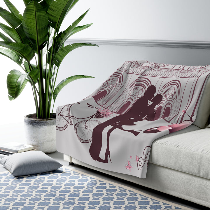 Lovers In Paris Fleece Blanket - Beguiling Phenix Boutique